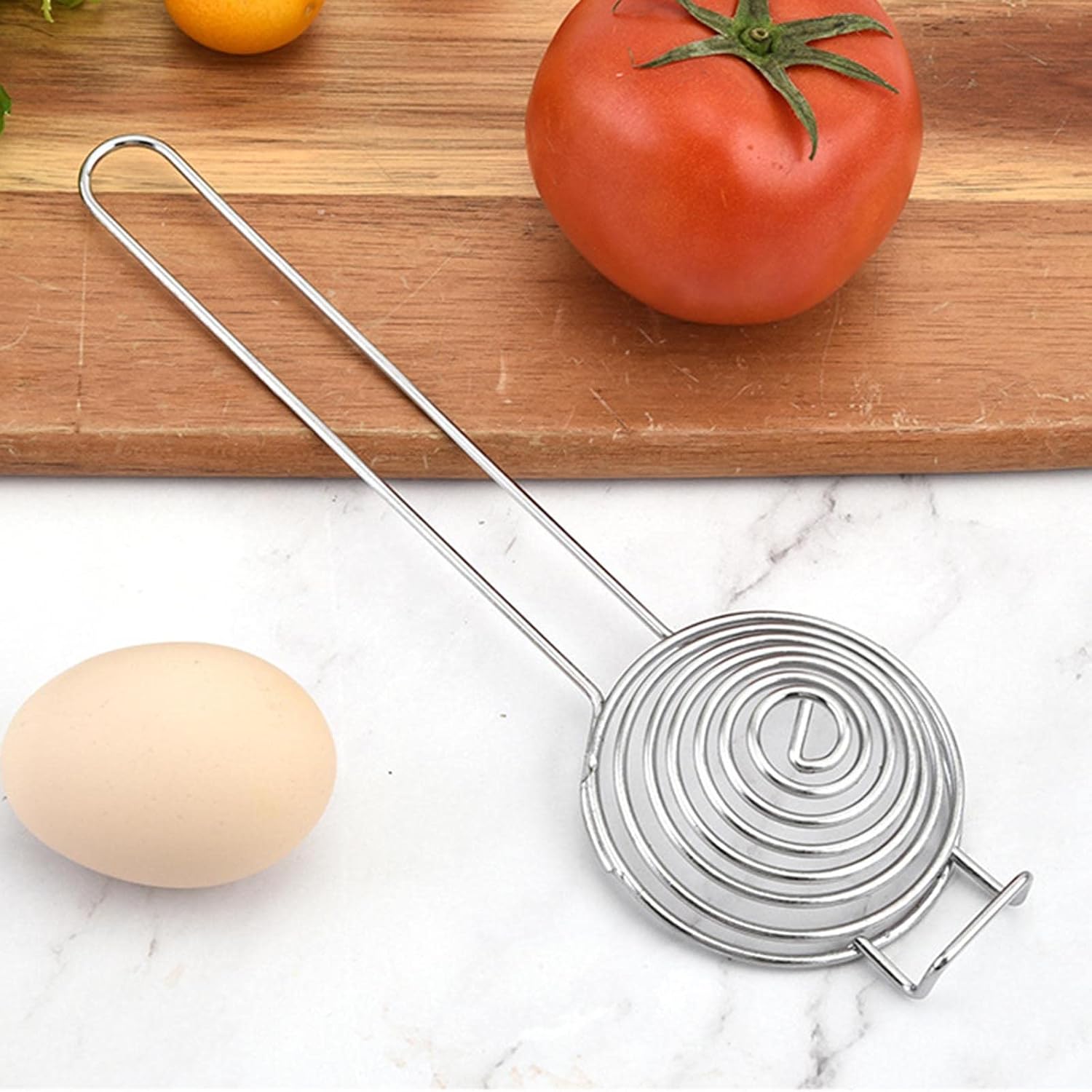 Egg Yolk Separator Divider Leak Egg Spoon White Separator Stainless Steel White Leak Spoon