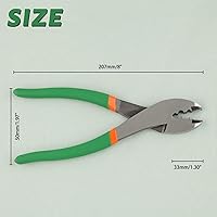 Vista 6 de SPEEDWOX Herramienta de prensado de corte de alambre Alicates eléctricos Alicates Crimper Cutter Alicates de crimpado de terminales eléctricos