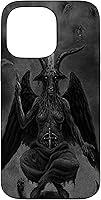 Vista 21 de Funda Satanic Goat Baphomet Occult Pagan Black Magic Goth Lucifer para iPhone 16