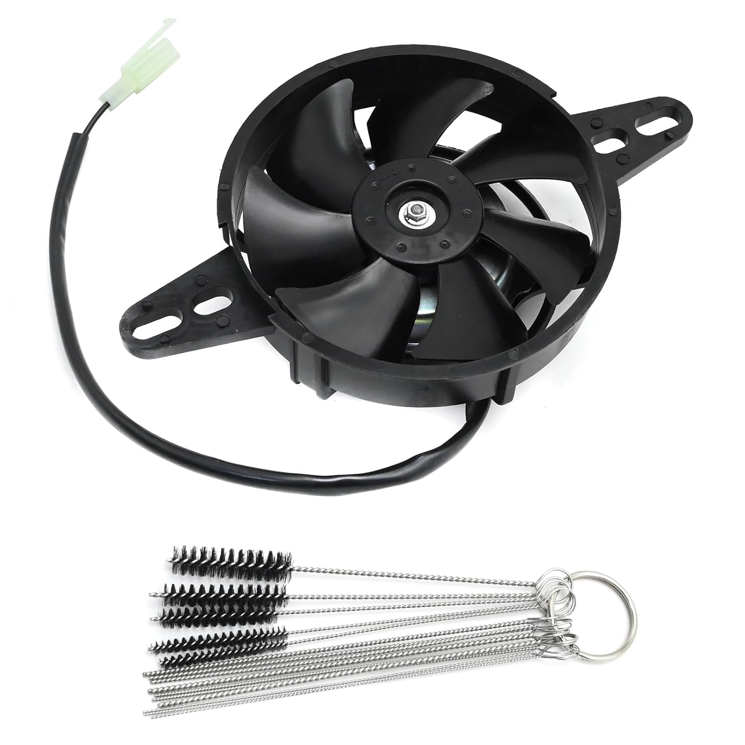 4 Inch Electric Radiator Cooling Fan Mounting Kit, 12 V Oil Cooler for 150cc 200cc 250cc ATVs Quads Karts Dirt Bikes Motorcycles