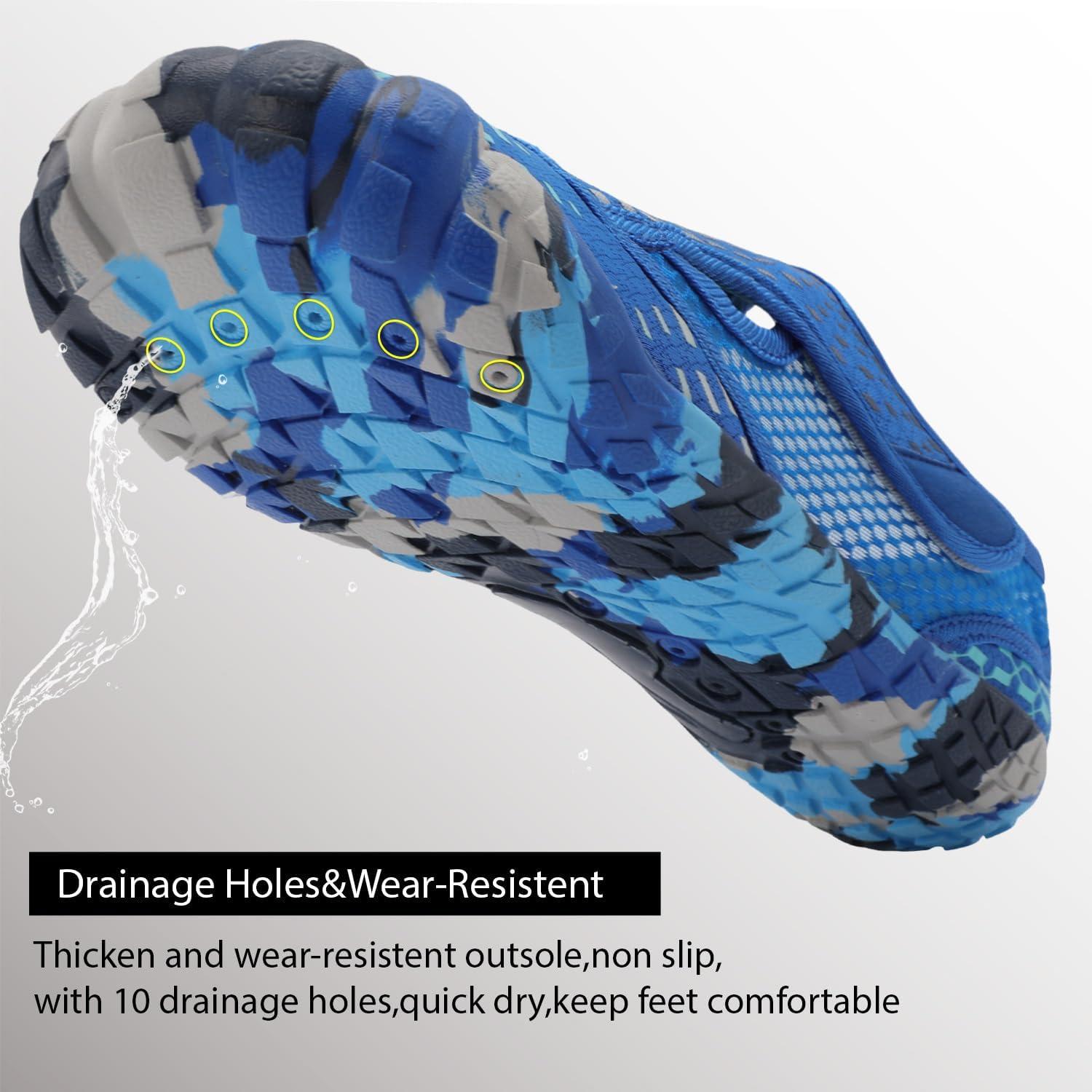 Centipede Demon Swim Water Shoes for Women Men Quick Dry Barefoot Aqua Sneakers Shoe for Beach Hiking Diving Boating River Outdoor Water Sports - Image 4