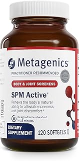 Metagenics SPM Active - Specialized Pro-Resolving Mediators from Marine Oils - Supports Normal Inflammatory Response, Tissue Health, Joint Comfort, Immune Health - Non-GMO, Gluten-Free - 120 Softgels