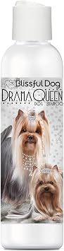 The Blissful Dog Drama Queen Luxury Dog Shampoo - Yorkshire Terrier, Nourishing Pet Supplies, Dog Grooming Supplies, Soft Silky Shiny Coat, Moisturizing Puppy Shampoo, 16 oz