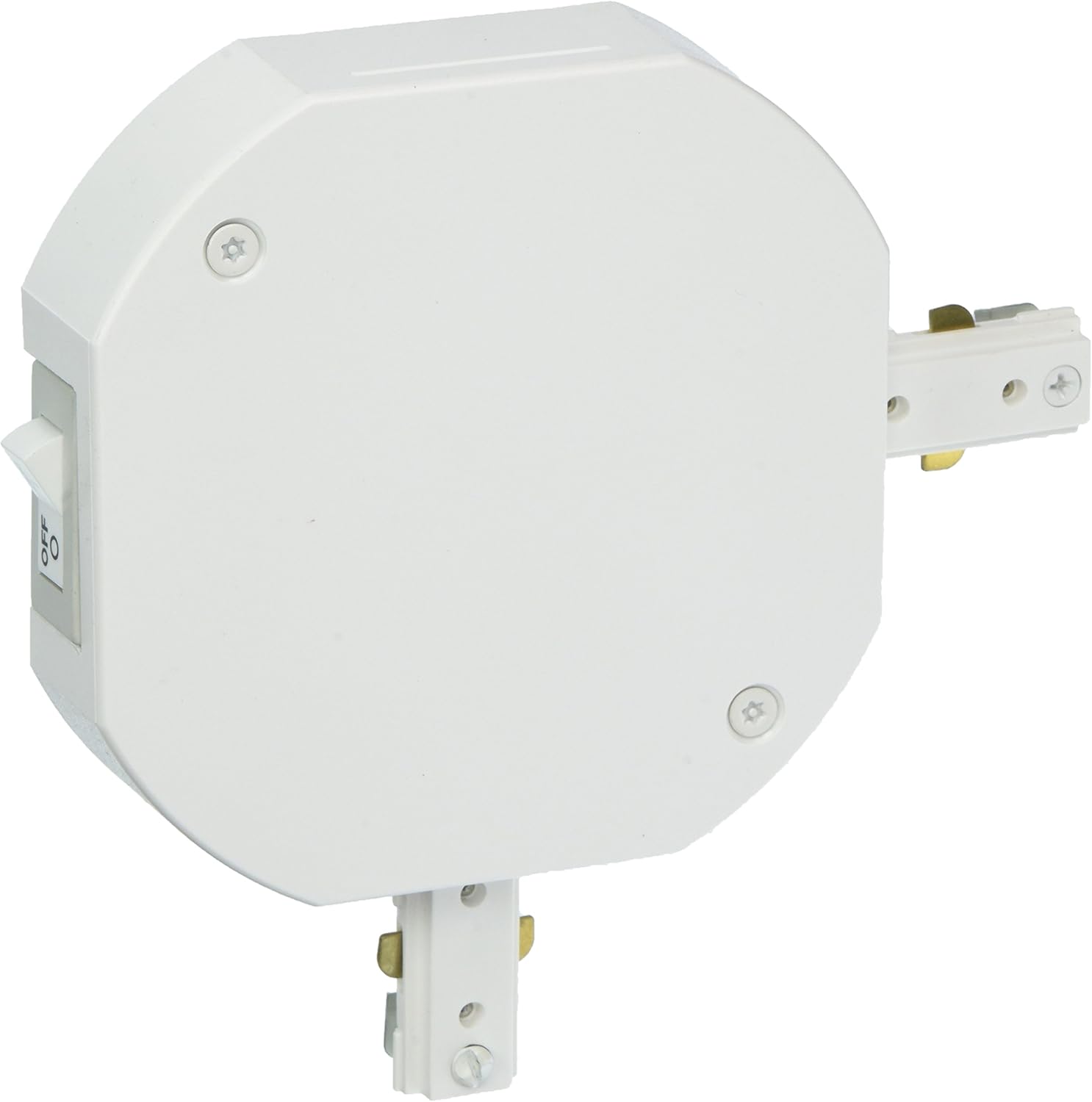 WAC Lighting THL-LEFT-1-10A-WT Double Live End H Track Current Limiter