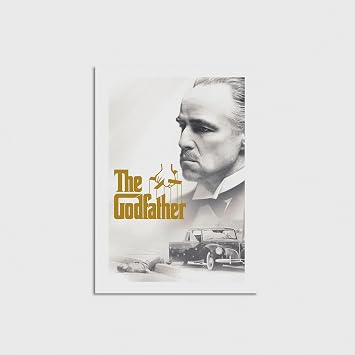 The Godfather 1972 Film Posteri Tablo  er eveli Poster Duvar Dekorasyonu - 30 x 40 -  er evesiz Poster