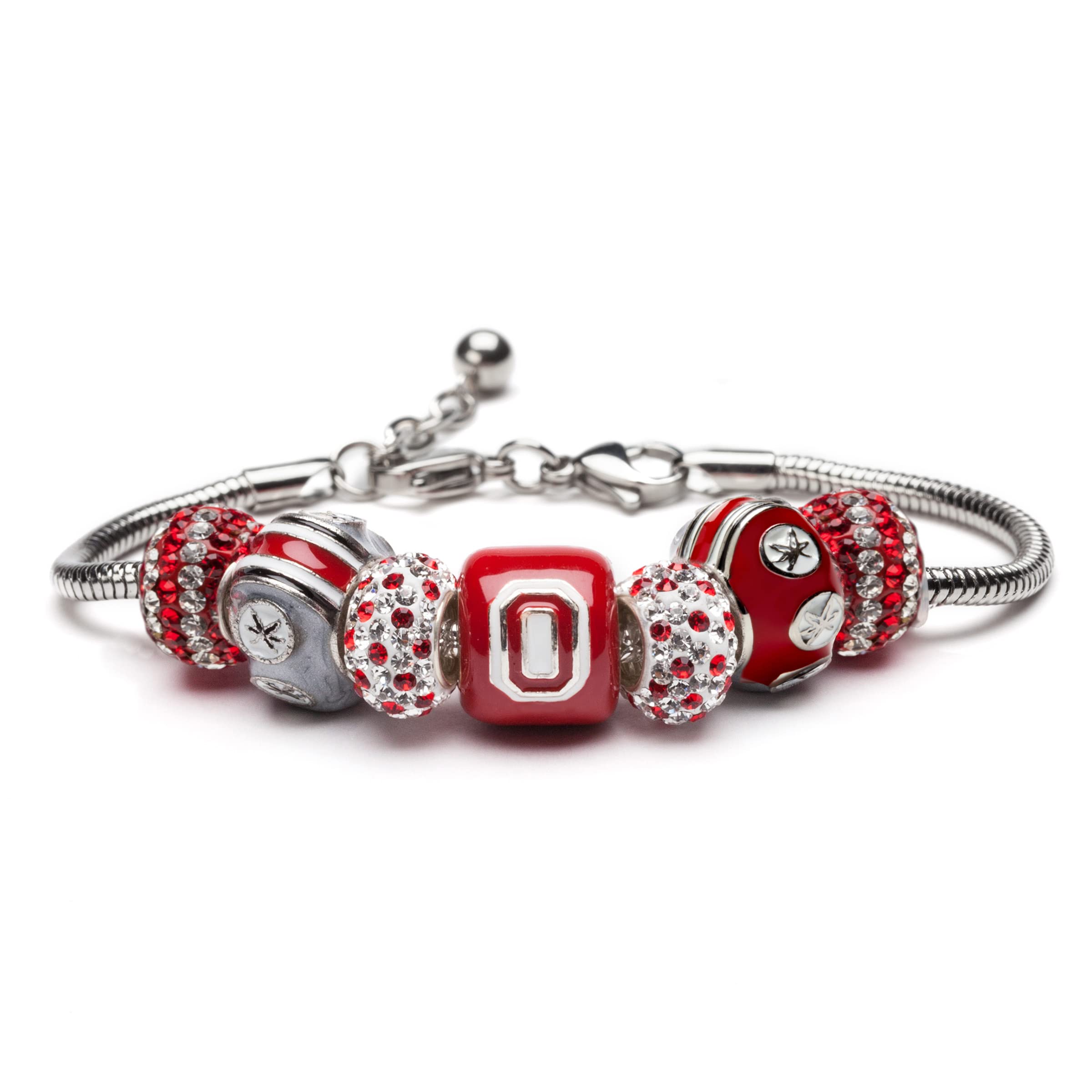 Ohio State Brutus Buckeye Charm Bracelet Jewelry