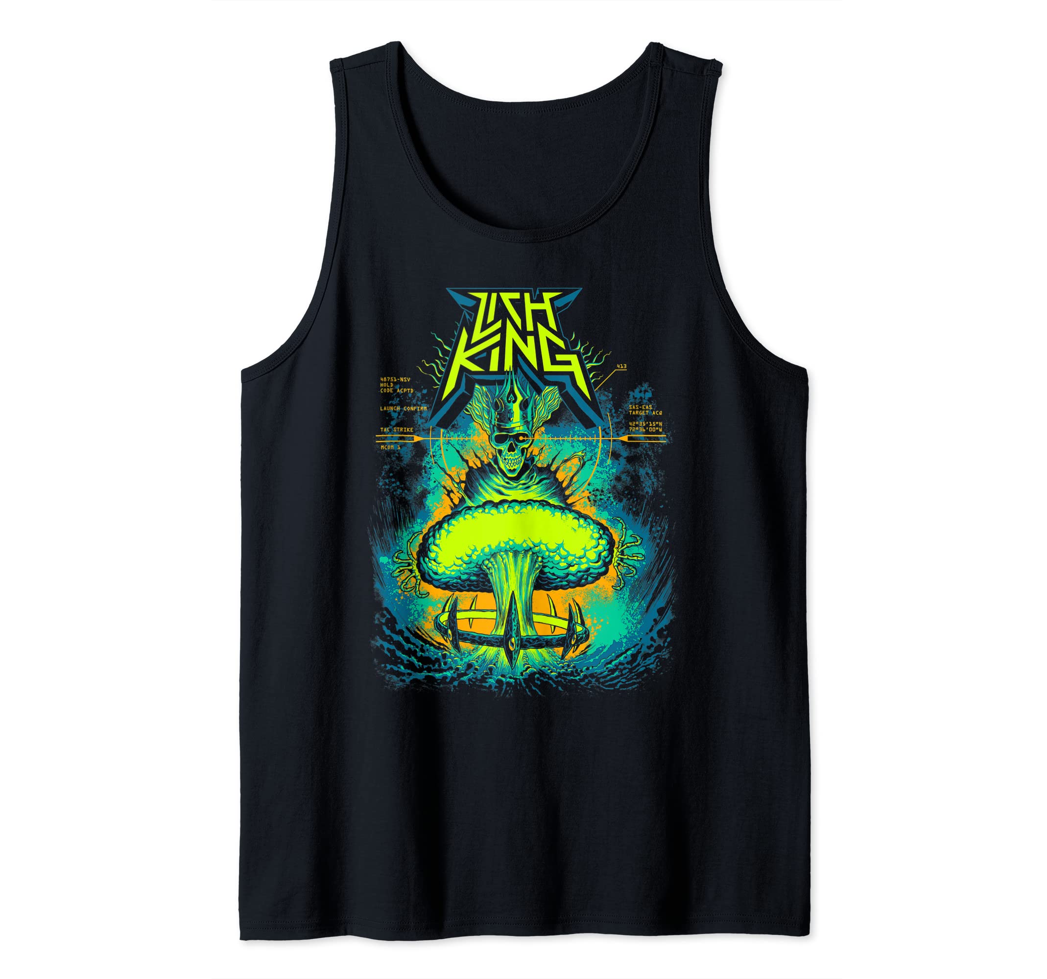 Lich King: Born Of The Bomb Born Of The Bomb Tank Top, Black, S
