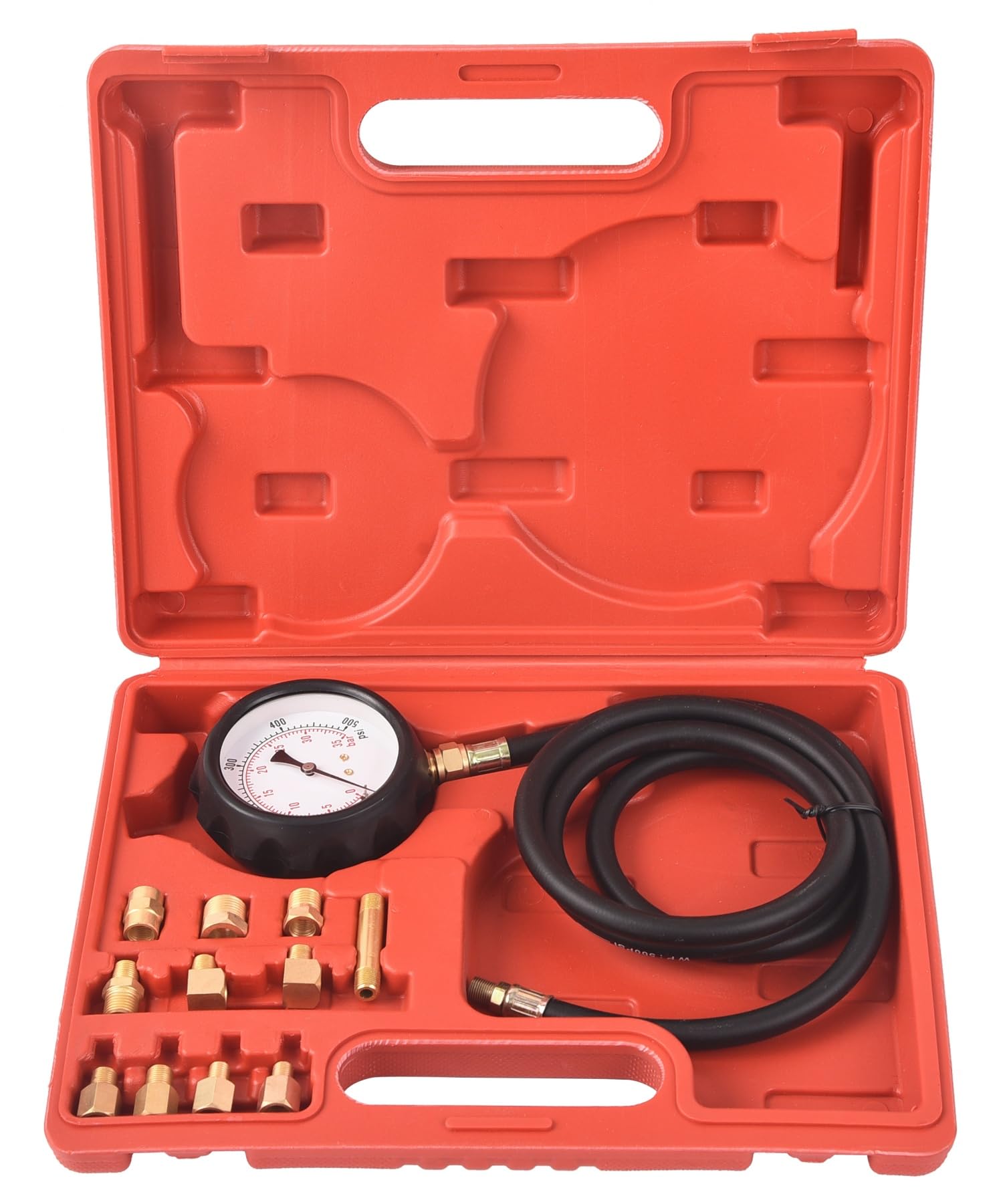DHA Engine Oil Pressure Gauge Test Kit Auto Transmission Wave Box Oil Pressure Tester Meter Diagnostic Tool Set Petrol Diesel Car 500PSI