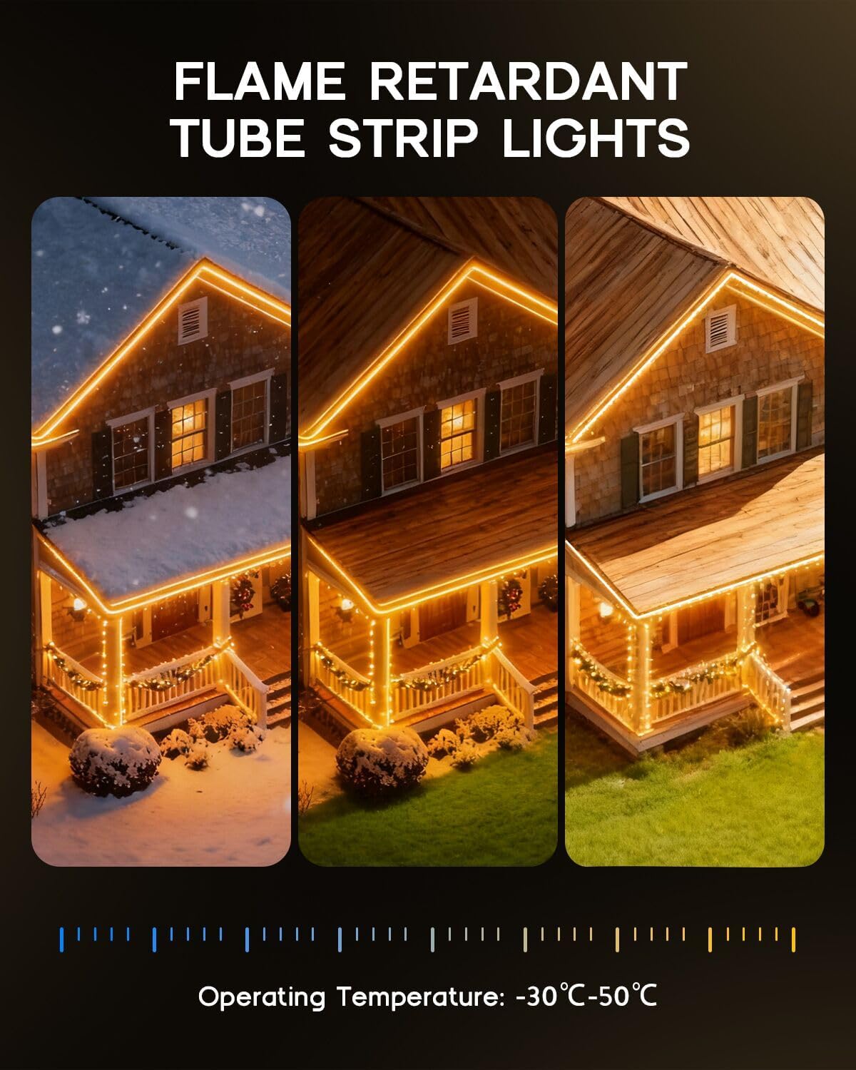 LED Strip Lights Daylight White 6000K,32.8ft 24V Neon Rope Lights,Flexible Silicone Outdoor Waterproof Neon Strip Lights for Mirror,Kitchen,Cabinet,DIY Lighting(Power Supply Not Included)