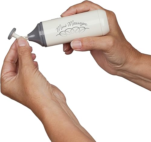 Miniatura 2 de Norco Mini masajeador terapéutico con batería. Herramienta de terapia vibratoria terapéutica portátil de mano para tejido cicatricial, mano, dedo,