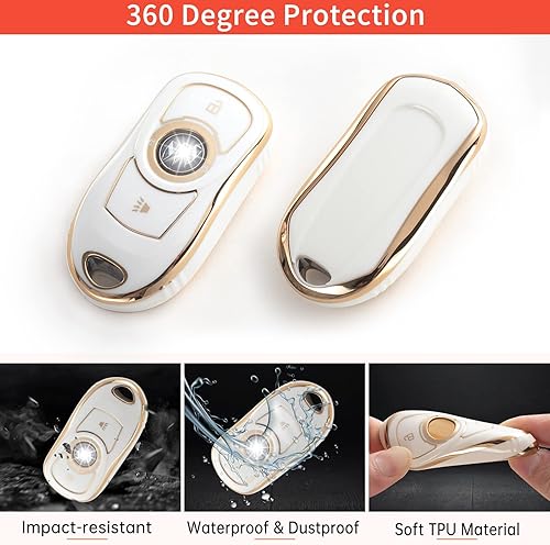 Miniatura 98 de Funda para llavero BMW con llavero, funda de TPU suave para llave compatible con BMW X1 X2 X3 X5 X6 X7 y Series 1 2 3 4 5 6 7 8 Remote Smart Key