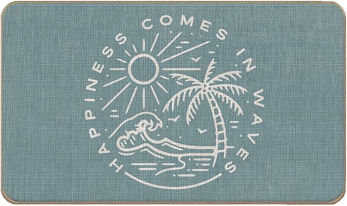 Amazon.com: Lacosu Summer Beach House Happiness Comes in Waves Blue ...