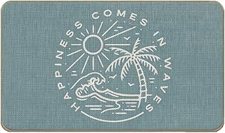 Summer Coastal Waves Welcome Doormat