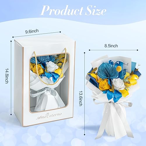 Miniatura 3 de Ramo de flores naturales reales y anturio, ramo de flores preservadas hechas a mano, regalo para el día de San Valentín, día de la madre,