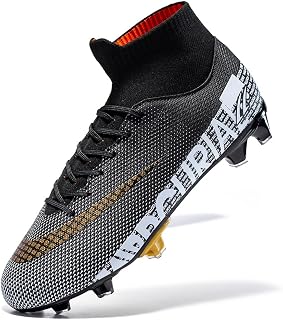 Men's Soccer Shoes Professional Spikes Hightop Football Boots Youth Competition/Training/Athletic Sneaker