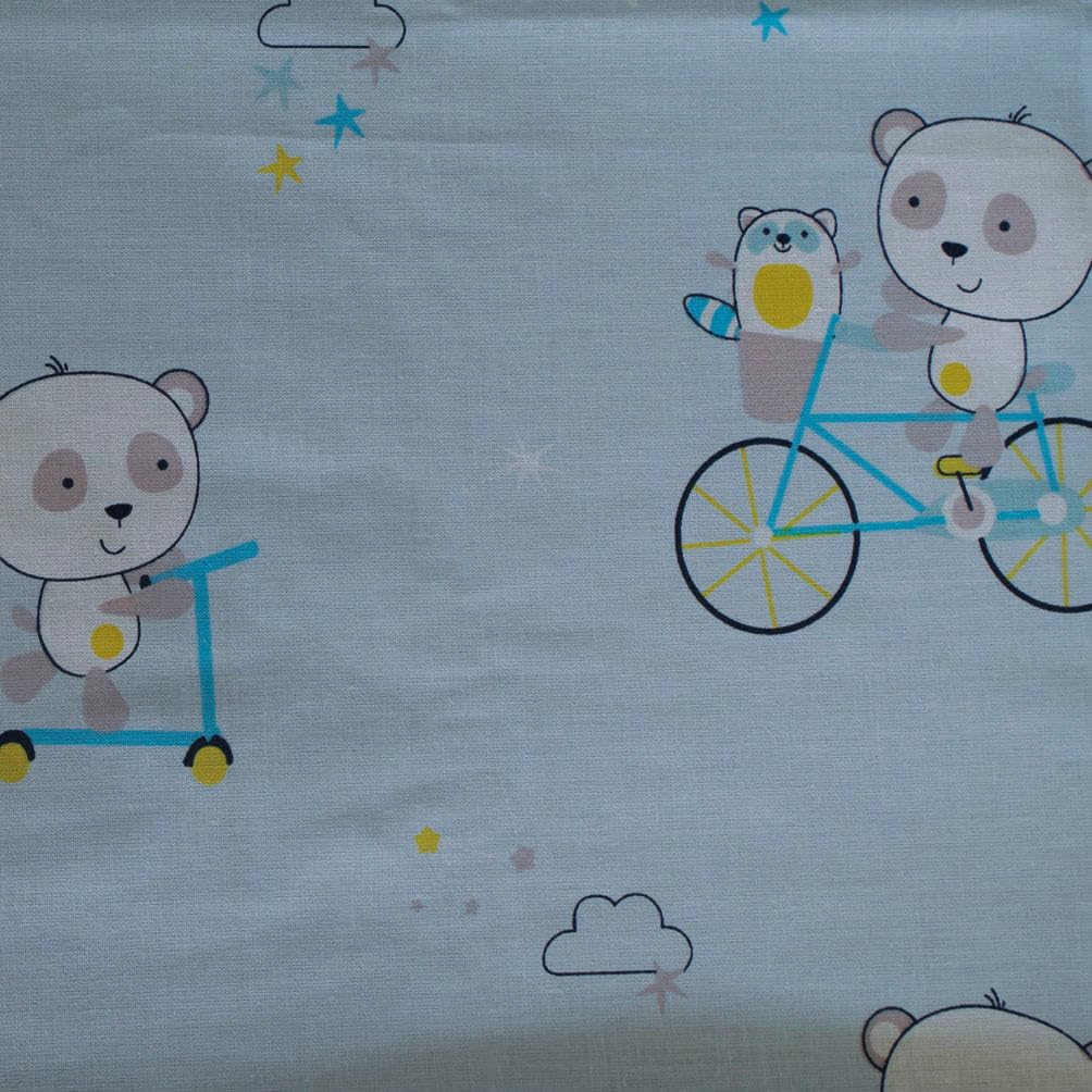 10XDIEZ lenzuolo con angoli per amaca asilo (ghiaccio - 53x130cm)