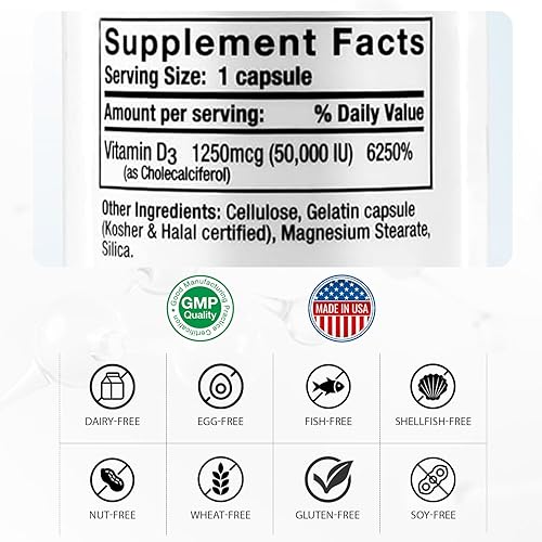 Miniatura 2 de Vitamina D3 50000 UI 100