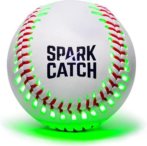 Miniatura 6 de SPARK CATCH Béisbol iluminado, béisbol que brilla en la oscuridad, accesorios de equipo deportivo, regalos para niños de 8, 9, 10, 11, 12, 13, 14,