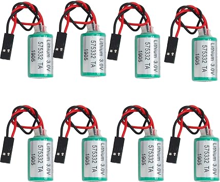 8 Pack 575332TA PLC Battery for Siemens 810D 840D PLC 6FC5247-0AA18-0AA0 575332 TA 3V 1200mAh Battery