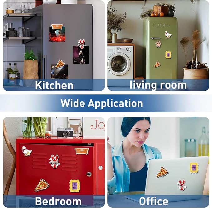 Imanes decorativos para refrigerador Friends, 6 unidades miniatura 9
