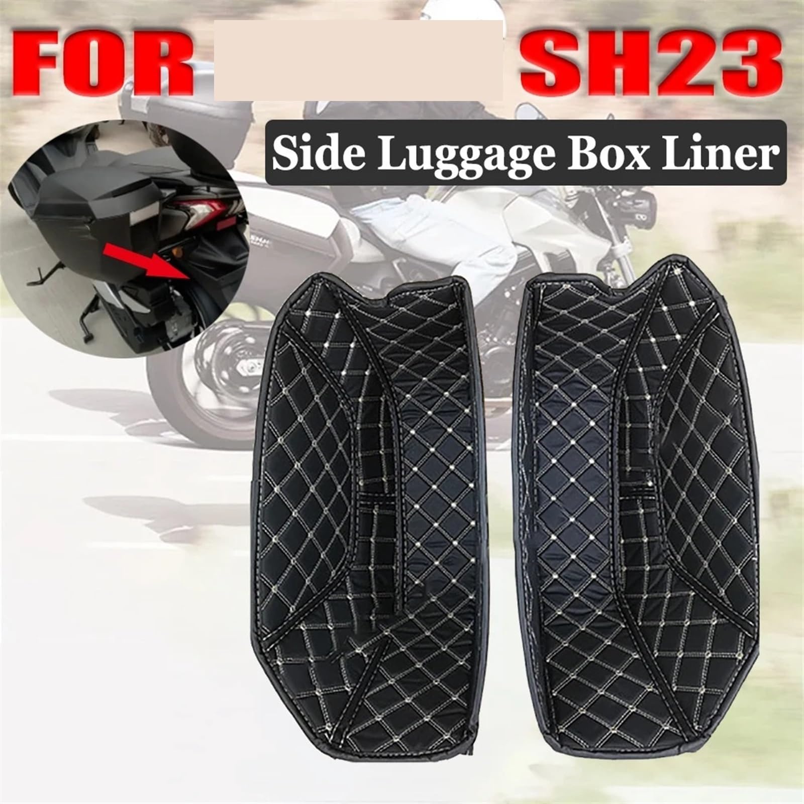 dla SHAD SH23 SH 23 Akcesoria motocyklowe Boczny kufer Wkład