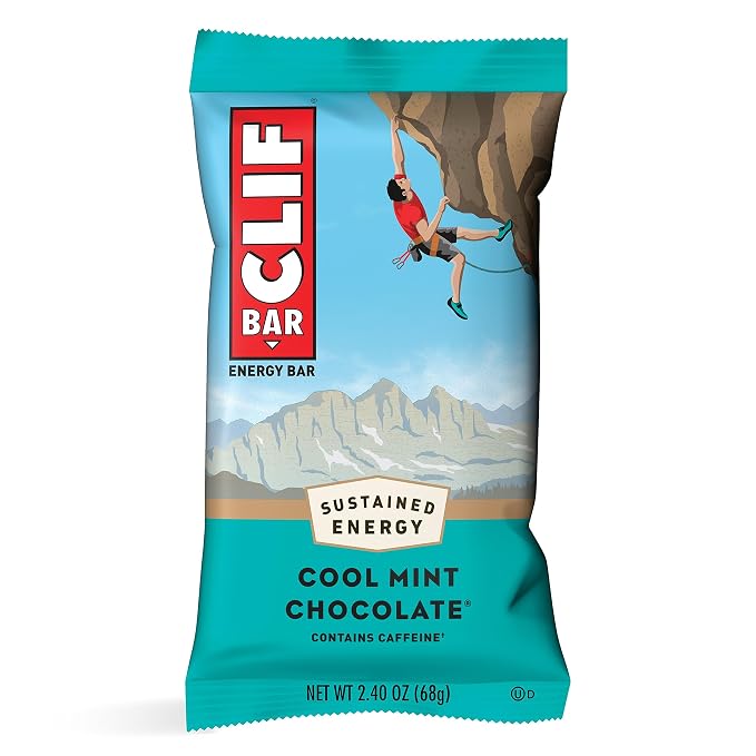 CLIF BAR - Sabor menta con chocolate y cafeína - 12 unidades de 2.4 oz. miniatura 3