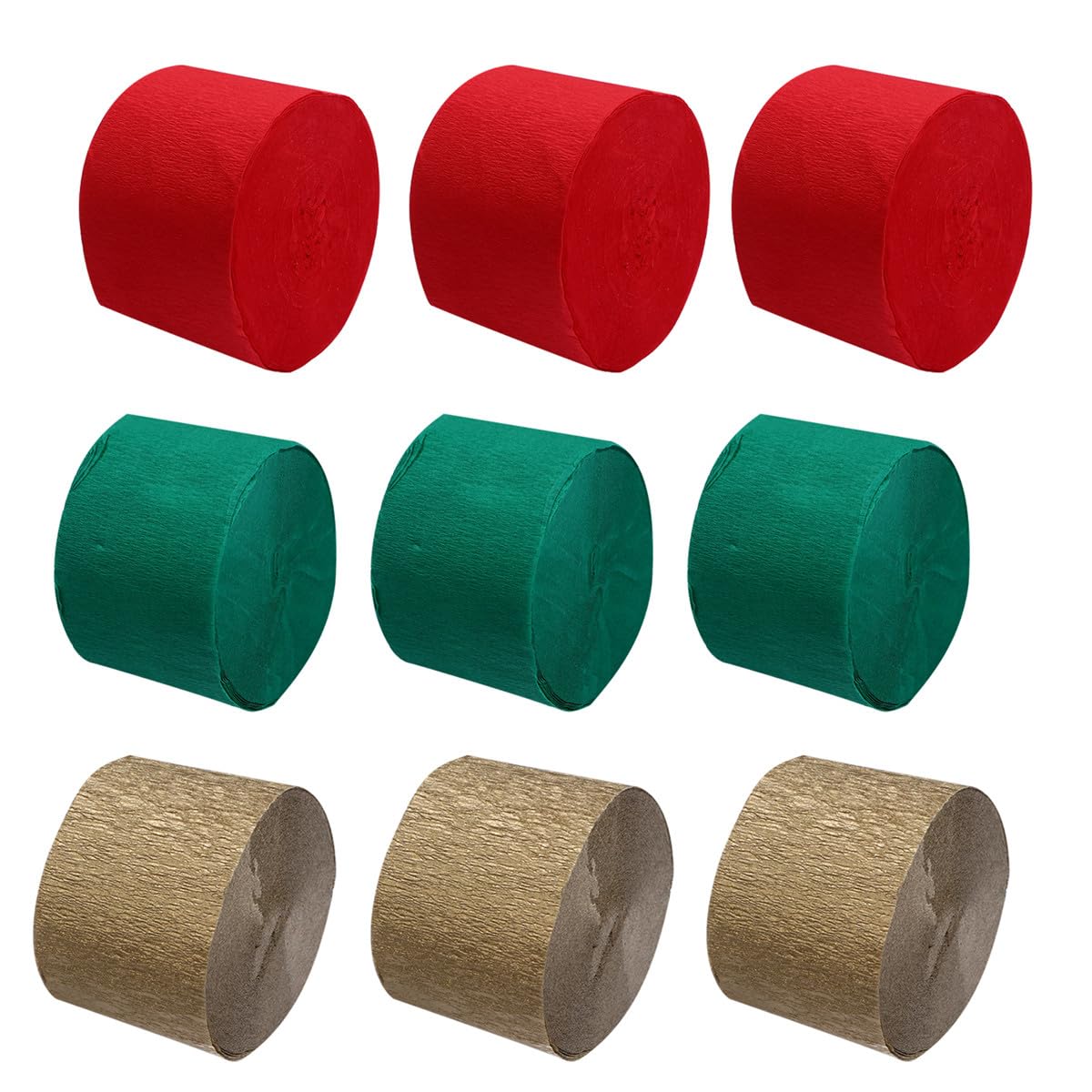 CVUTOVO 18 Rouleaux de Papier Crépon, 4,5 Cm X 25 M, pour La Création de