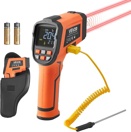 Thermomètre Infrarouge -30 ℃ à 1200 ℃ Thermomètre Laser Do VEVOR