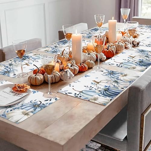 Vista 344 de Juego de 6 manteles individuales rojos para el día de San Valentín, diseño de corazón de San Valentín, resistentes al calor, lavables, manteles