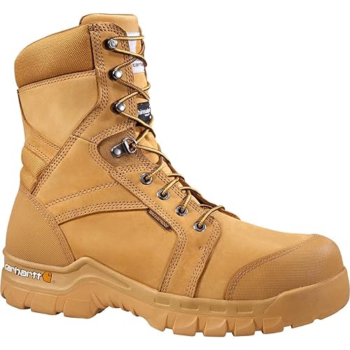 Carhartt Men's Cmf8058 Rugflx 8" Wht Soft Work Boot