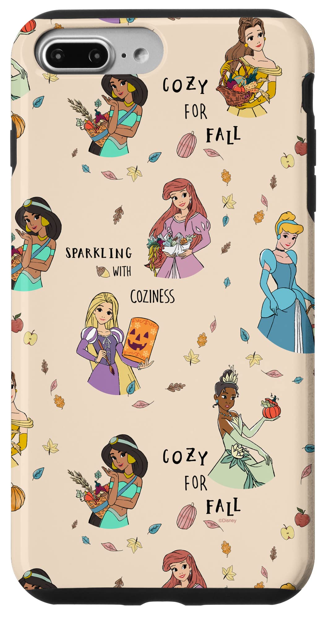 Coque iPhone 7 Plus Disney Princesse motif automne en silicone protecteur - 4