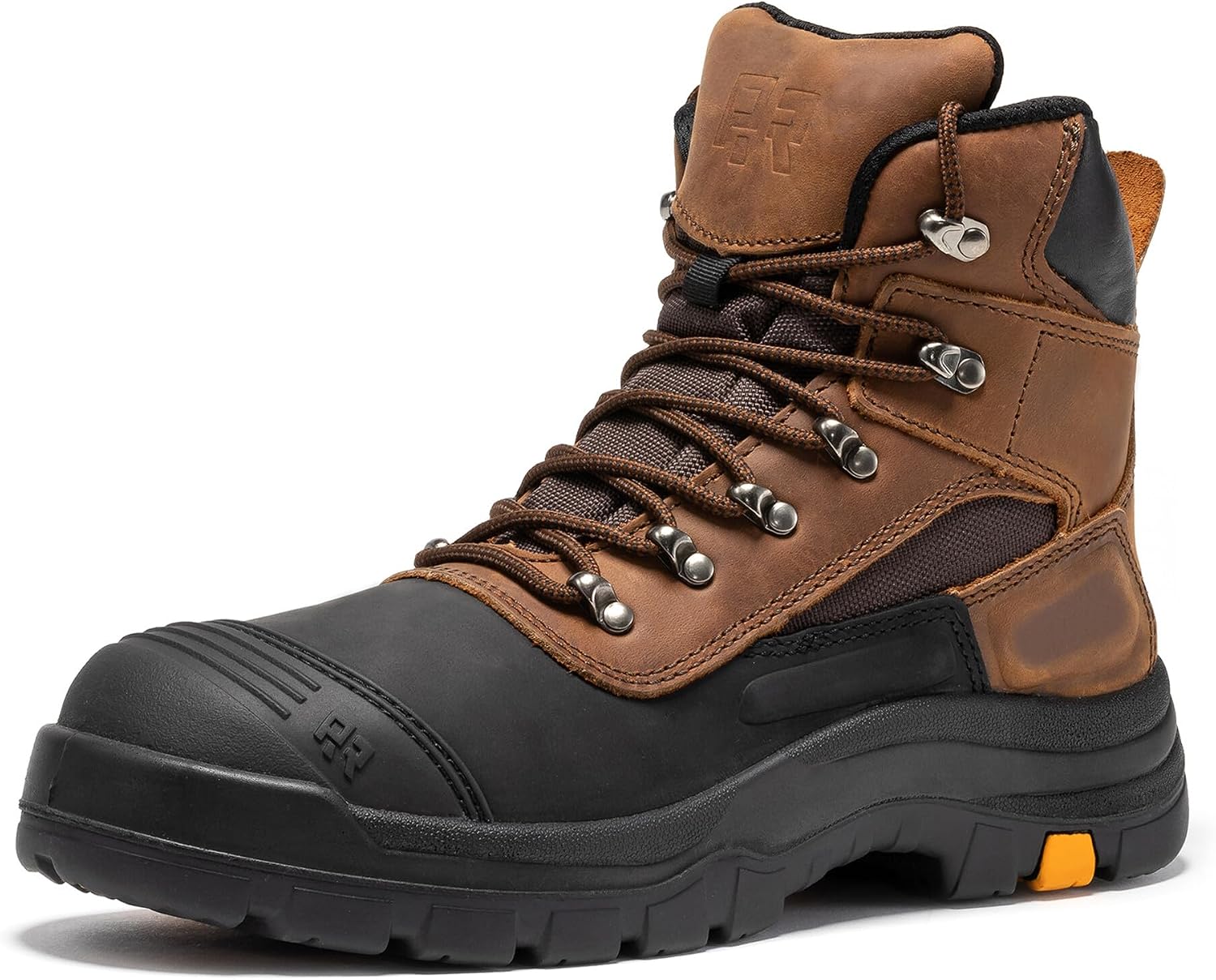 ROCKROOSTER Sedona - Men's Waterproof Puncture Resistant Work Boots, 6" Lace Up Steel Toe ASTM Safety Boots AK216