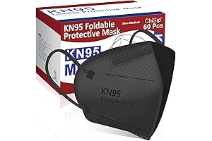 ChiSip KN95 Antiviral Breathing Masks: 60-Pack