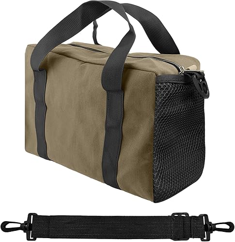 Bolsa de herramientas pequeña, bolsas de herramientas de gran capacidad para hombres, bolsa organizadora de herramientas, tiene correas para el