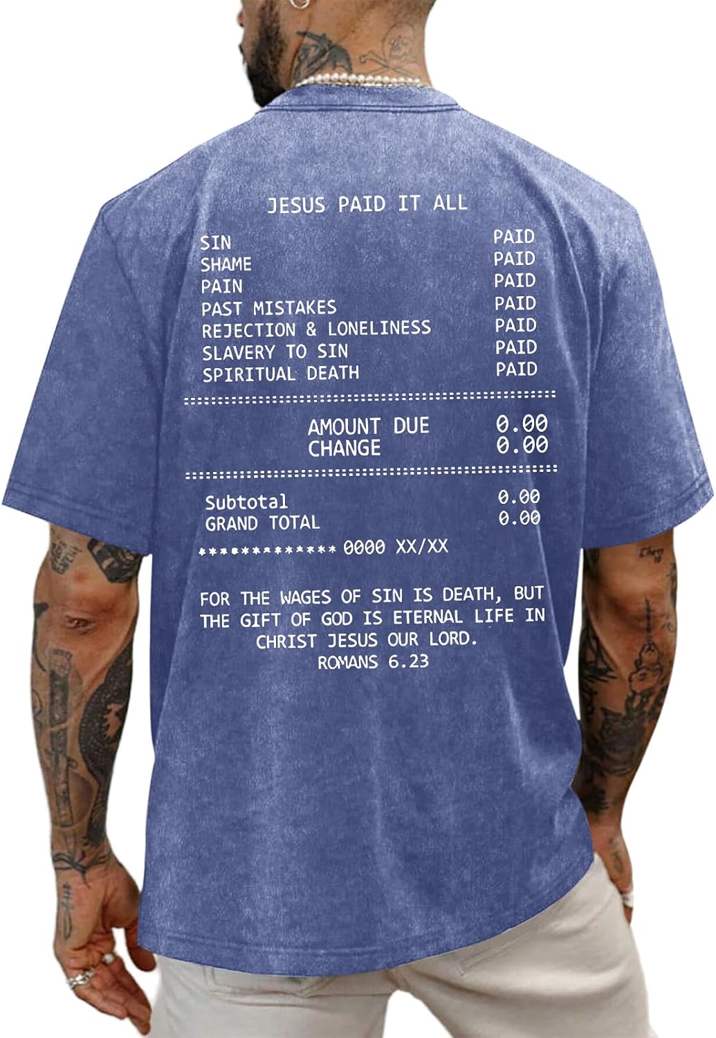Christian Faith God Shirts for Men Jesus Bible Verse Acid Wash Shirt Oversized Religious Tshirts Vintage Graphic Tees