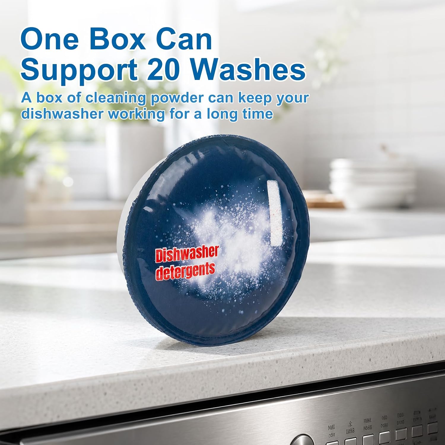 PowerDisk All in 1 Dishwasher Detergent for Miele AutoDos Dishwasher,2 Pack photo 3