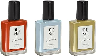 J. Hannah Nail Polish Met Surrealist Polish Set - Vegan, Non-Toxic, Cruelty-Free, Gluten-Free, Long Lasting, USA Made