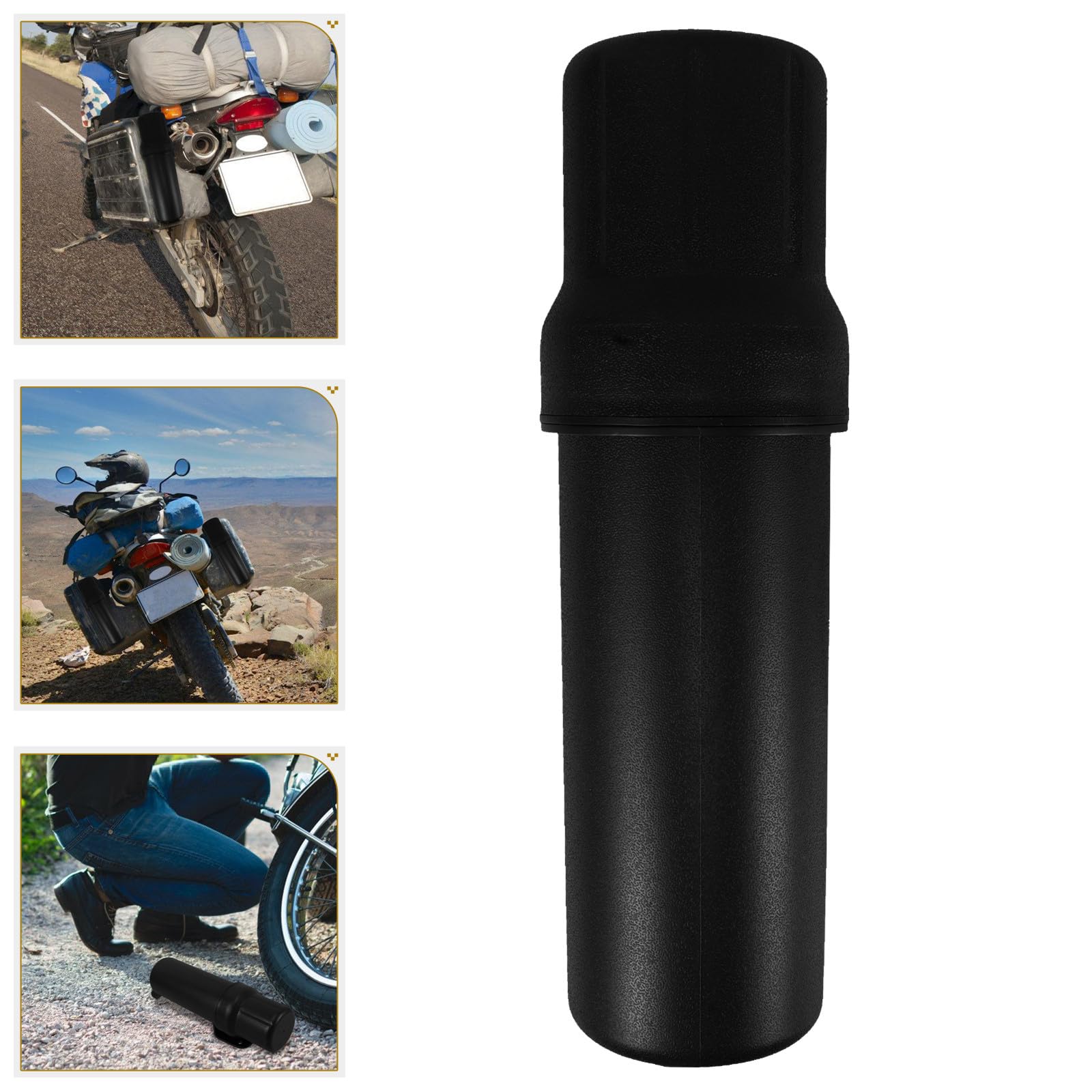Boîte de Rangement Étanche pour Moto, Tube Porte-Outils 84mm, Accessoire Moto Compatible Les Principales Marques, Rangement Sécurisé pour Outils et Documents