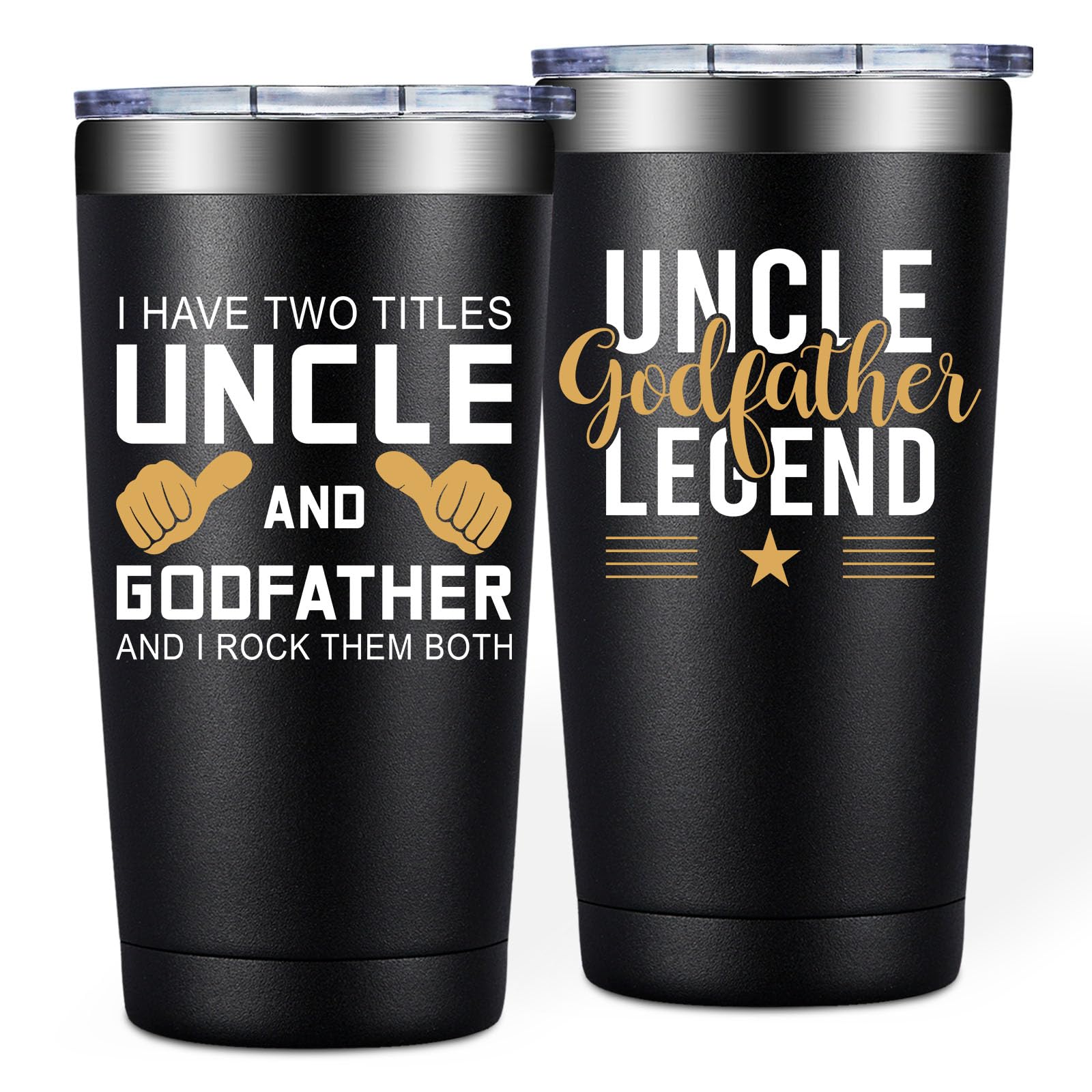 BIRGILT Godfather Gifts for Men, Godfather Proposal Gifts - 20oz Tumbler