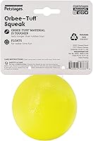 Vista 8 de Outward Hound Orbee-Tuff Squeak Ball - Juguete amarillo para perros
