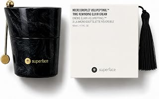 Superface Volupeptinol™ Time-Rewinding Anti Aging Night Cream – Melting Beads Face Cream with Retinal, Peptides, Volufiline & Hyaluronic Acid, Fragrance-Free, 50 ml / 1.7 oz