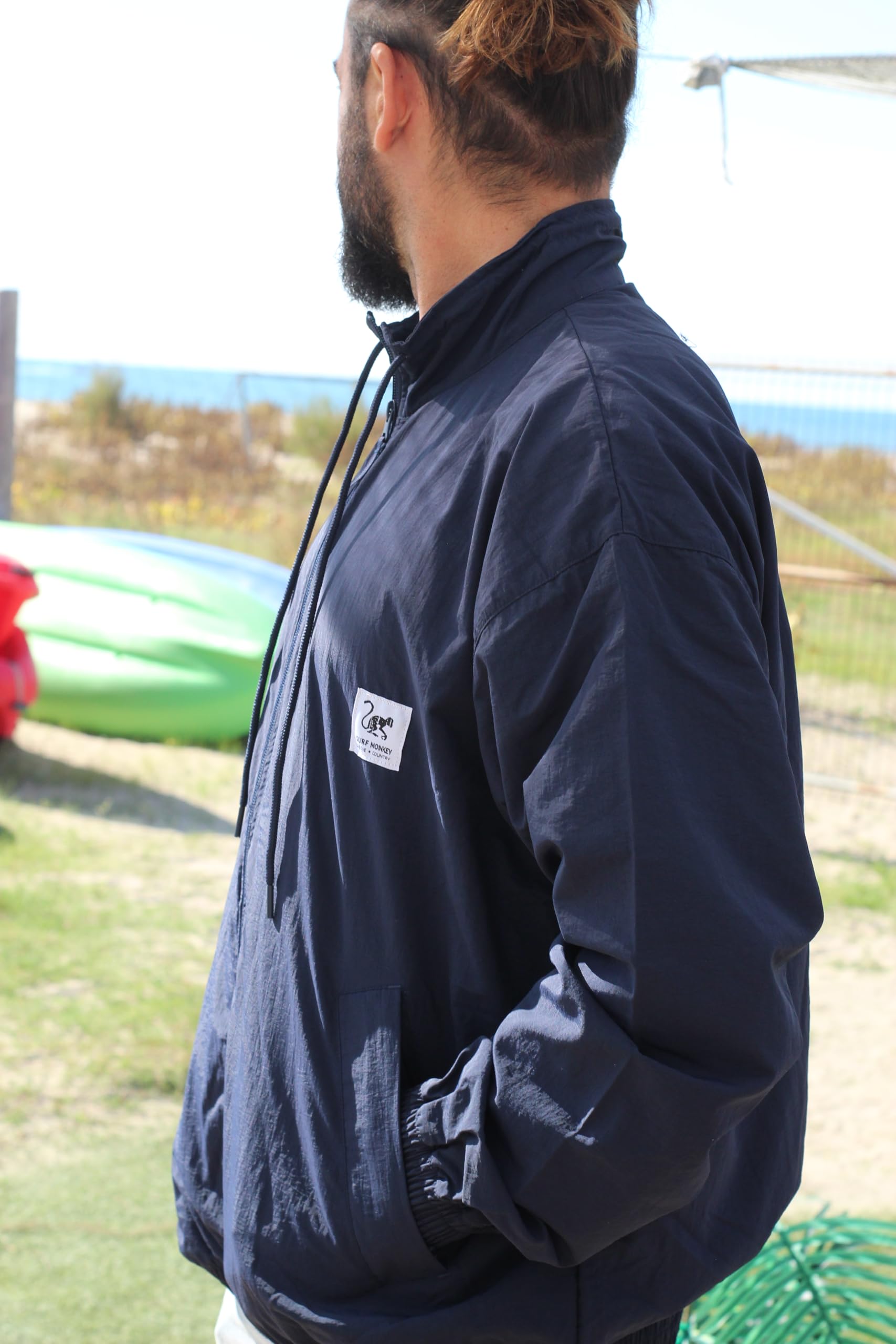 Surf Monkey Chaqueta urbana Hombre - Poliester reciclado - Waterproof - Fluorine-free DWR