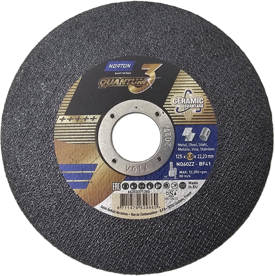 Quantum3 Cutting Disc 125 x 1.0 x 22.23 Ceramic Advantage
