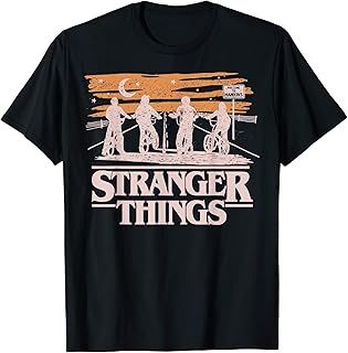 Netflix Stranger Things Night Silhouettes - Sale - T-Shirt