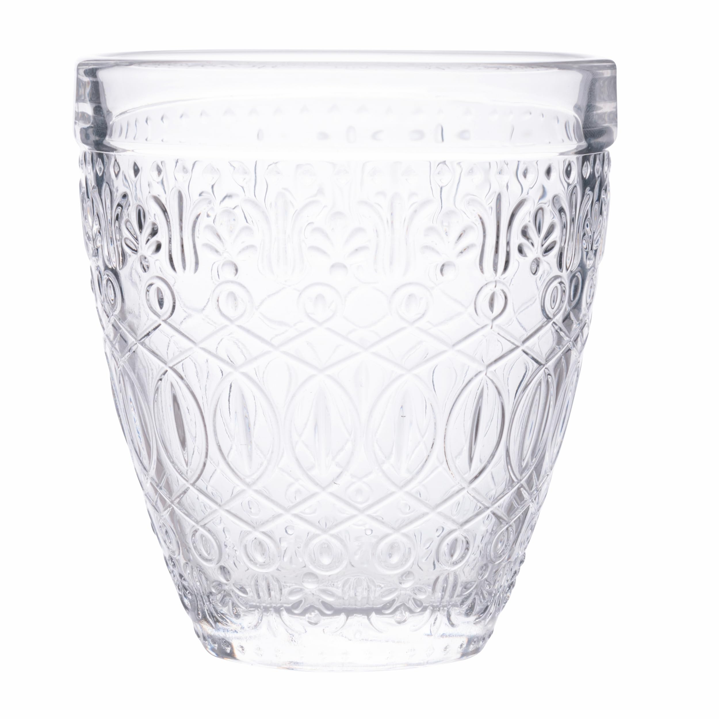 Villa d'Este Home Tivoli 1996 New Marrakech - Juego de 6 vasos de agua (330 ml, cristal, superficie trabajada)