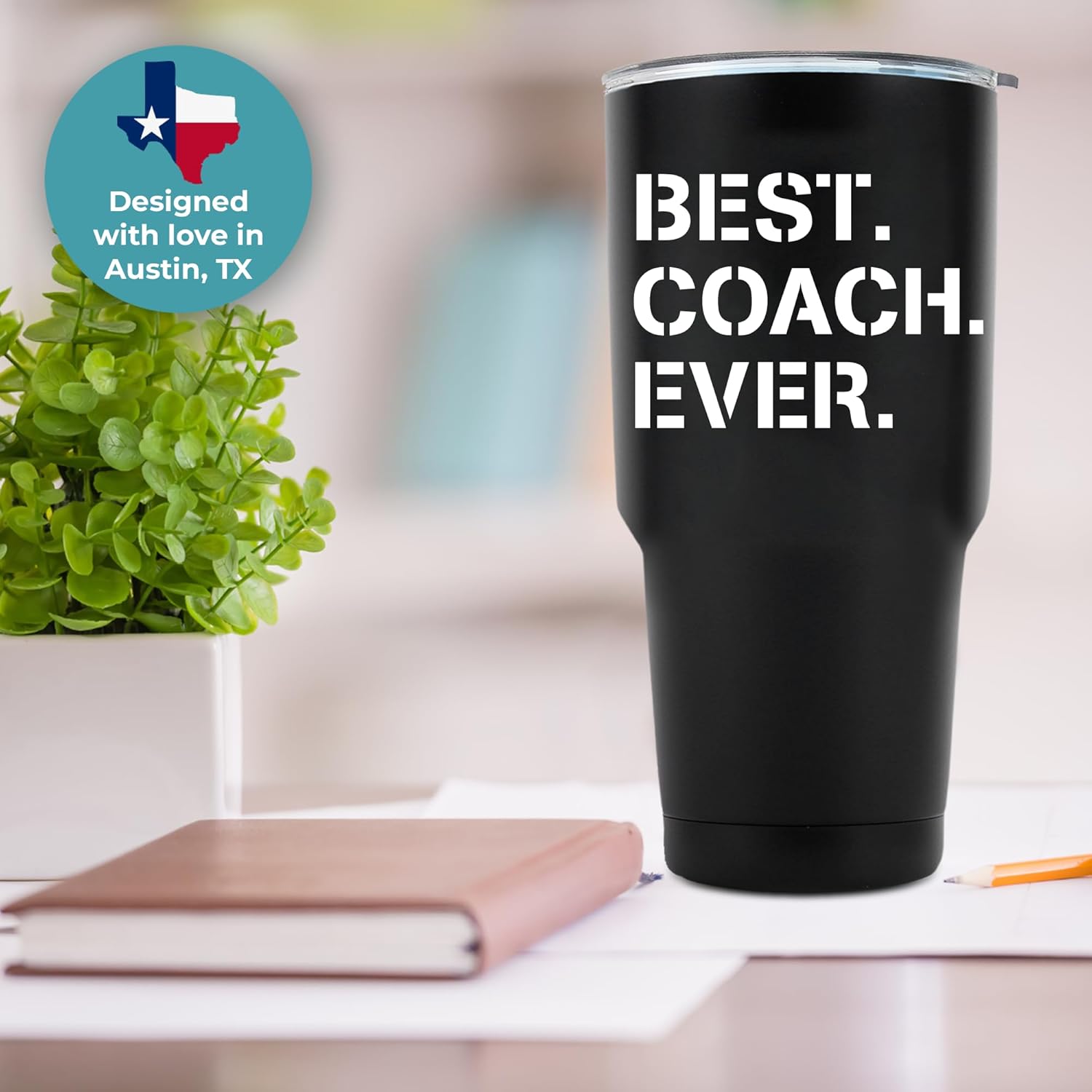 KEDRIAN Best Coach Ever Tumbler 30oz, Coaches Appreciation Gifts, Coach Gifts for Men, Best Coaches Gift, Softball, Soccer, Basketball, Volleyball Coach Gift for Men, Ideal for Birthday, Christmas - Image 9