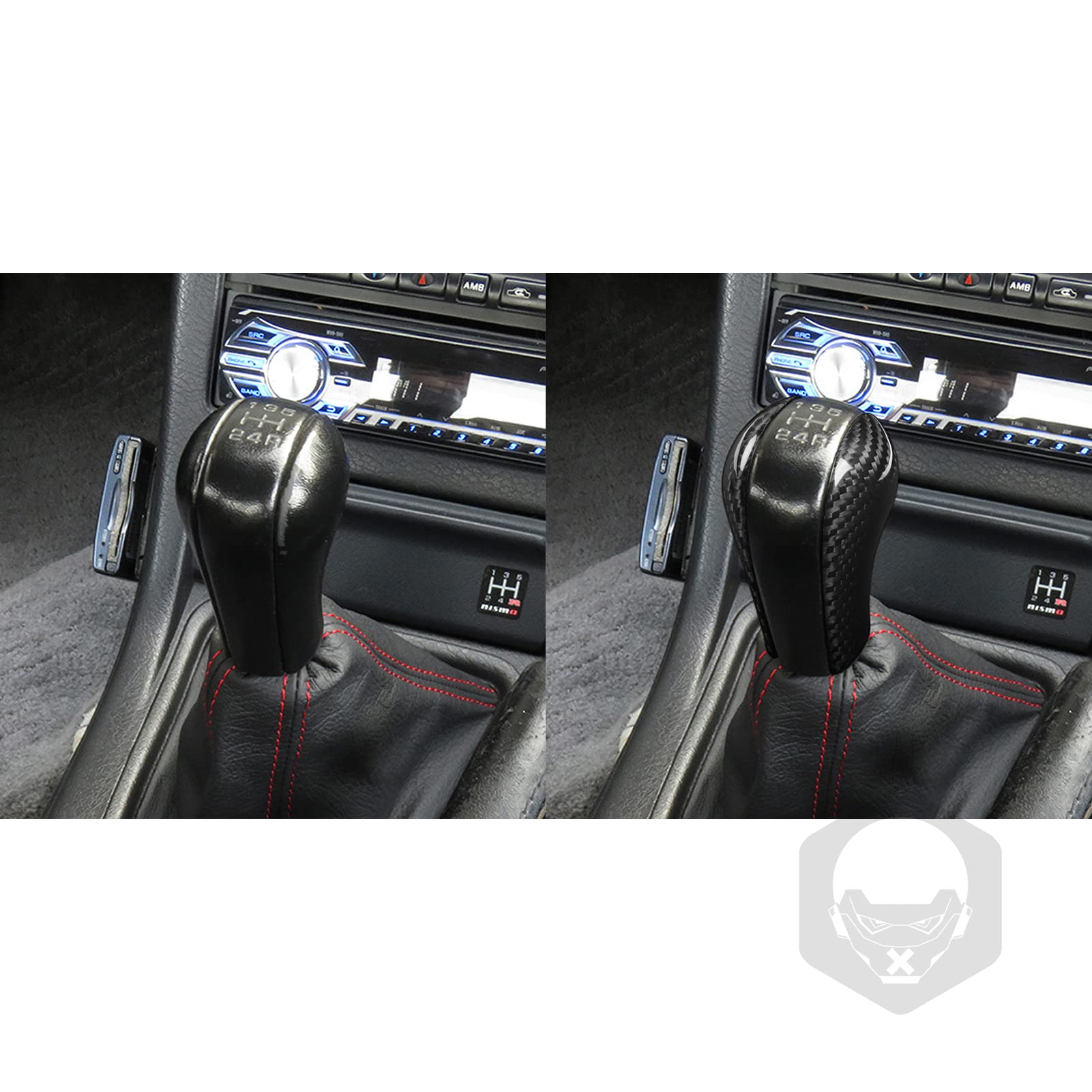 Amazon.co.jp: IDENUONA ギアシフトノブカバーキット 日産GTR R34 R33