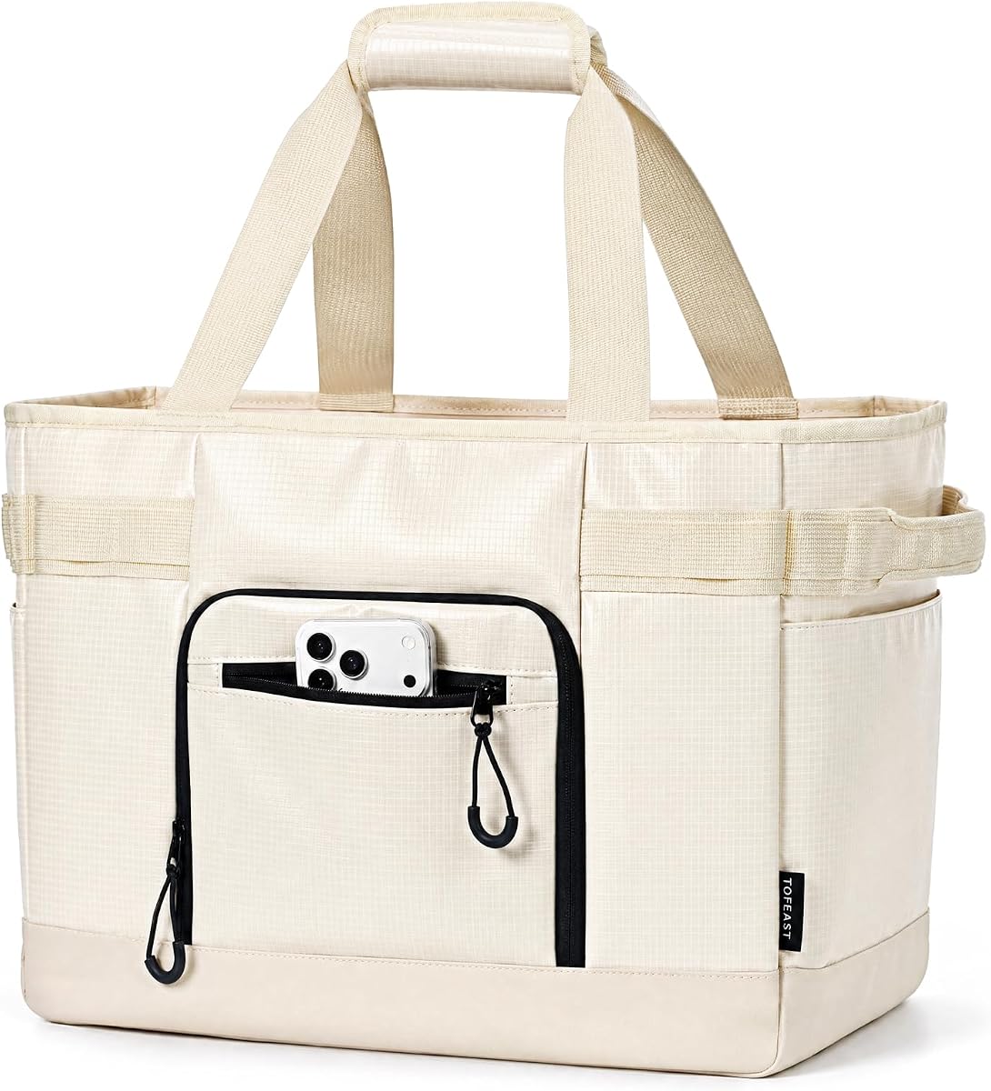 Beach Bag Waterproof Beach Tote Travel with Wet Pocket & 11 Organized Compartments Large Pool Bag with MOLLE Webbing