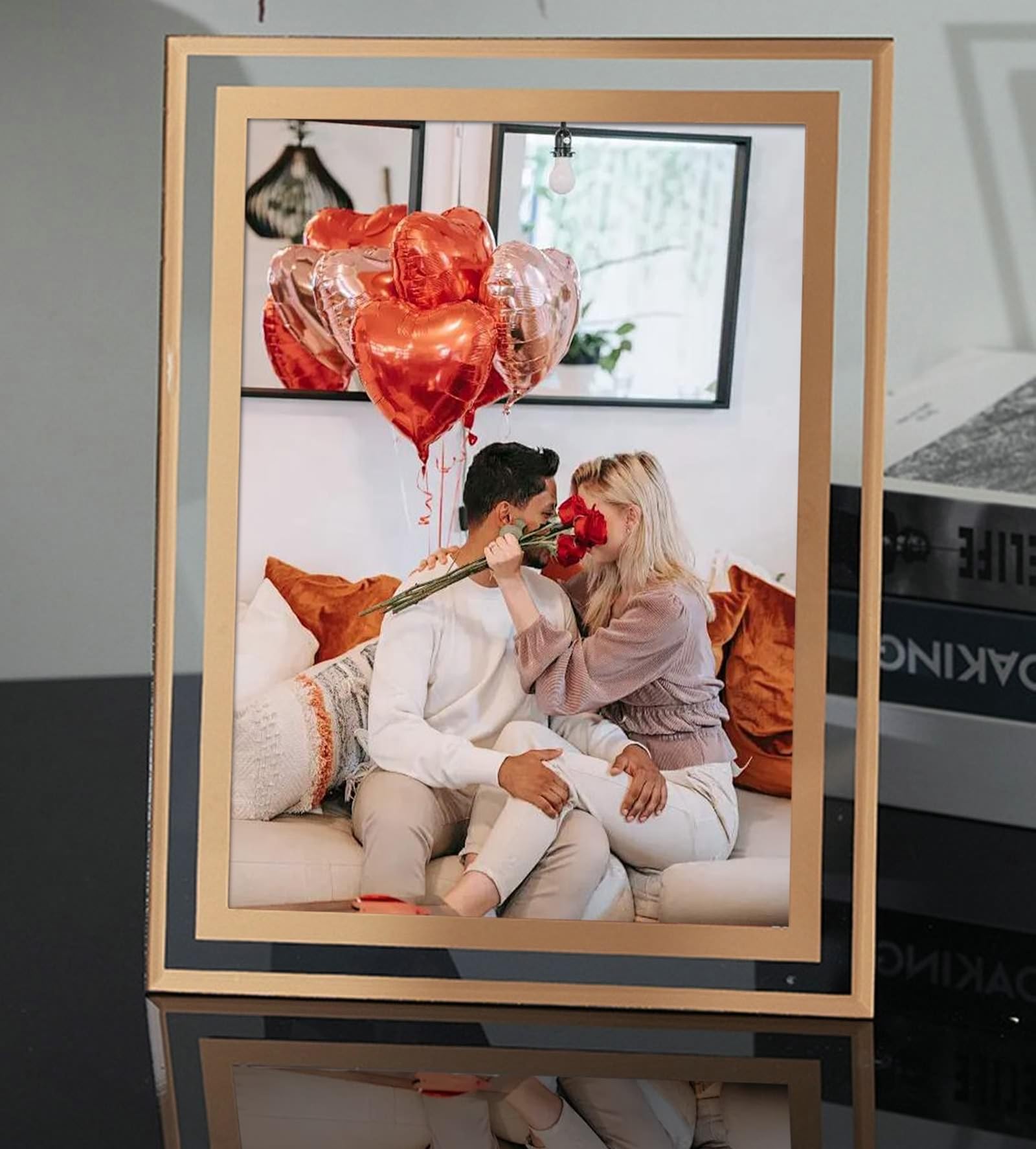 Amazon.com - Beydodo 5.8 x 8.3 Picture Frame Glass, Poster Frame