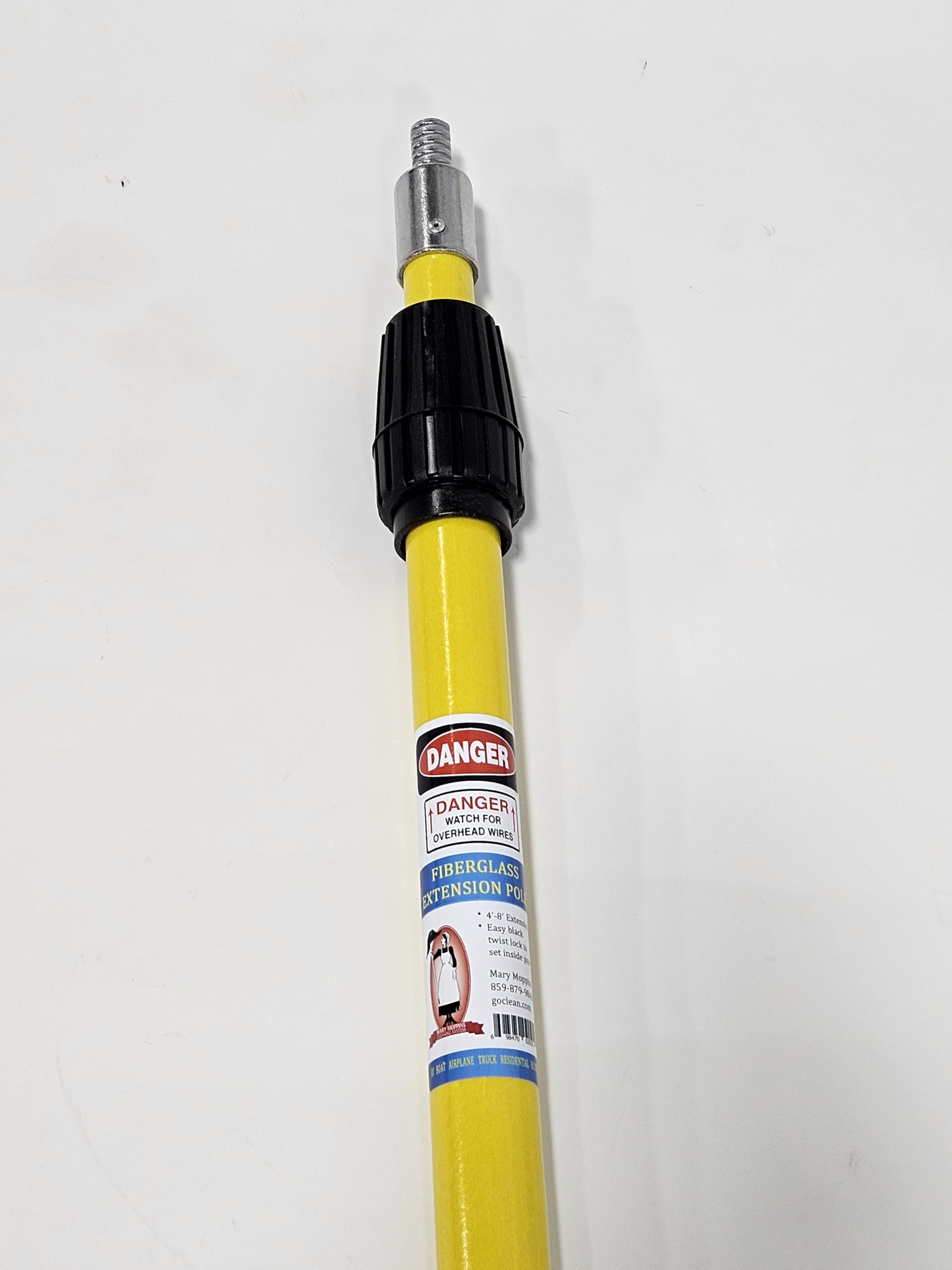 Mary Moppins 4 ft to 8 ft Fiberglass Extension Pole